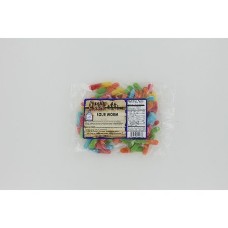 RUCKERS Family Choice Gummy Worms Sour Candy 7 oz 1283